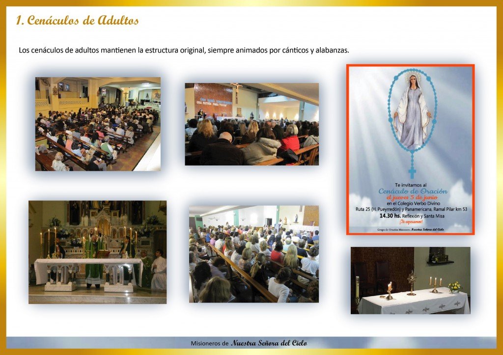 Carpeta Institucional - Cenaculos de Adultos