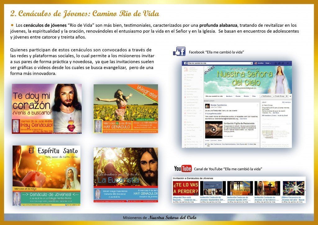 Carpeta Institucional - Cenaculos de Jovenes